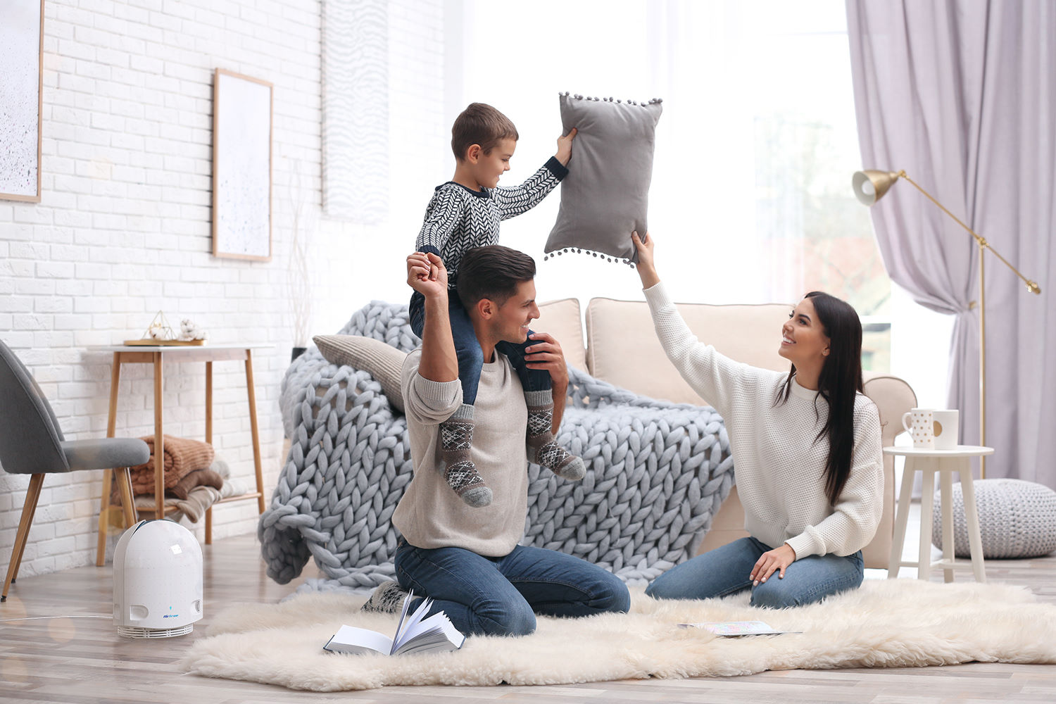 Airfree P father, mother and son