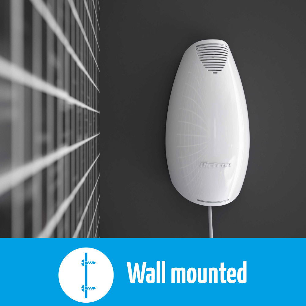 airfree fit has a wall mounted design