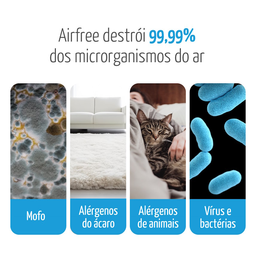 airfree elite elimina impurezas do ar