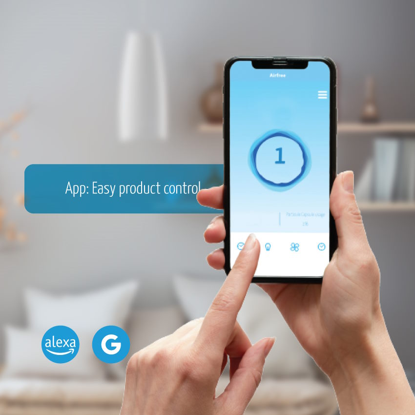 airfree lamp mobile app